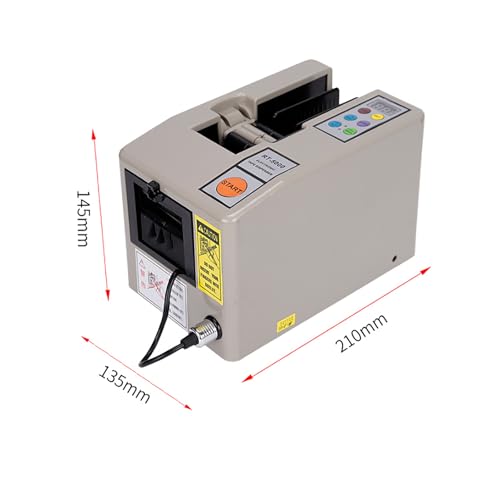 Dispenser automatico di nastro con display, doppia modalità e funzione di memoria, ideale per imballaggi efficienti in uffici e fabbriche
