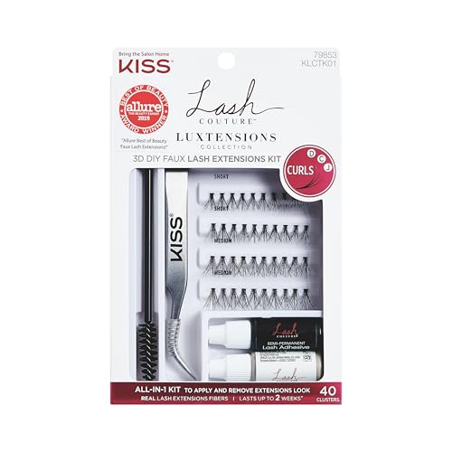 KISS Lash Couture Luxtensions False Eyelashes, Lash Extension Kit...