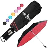 Red Umbrella Mini Umbrella for Backpack Portable Umbrella Compact Rain Umbrella Folding Umbrella Sma