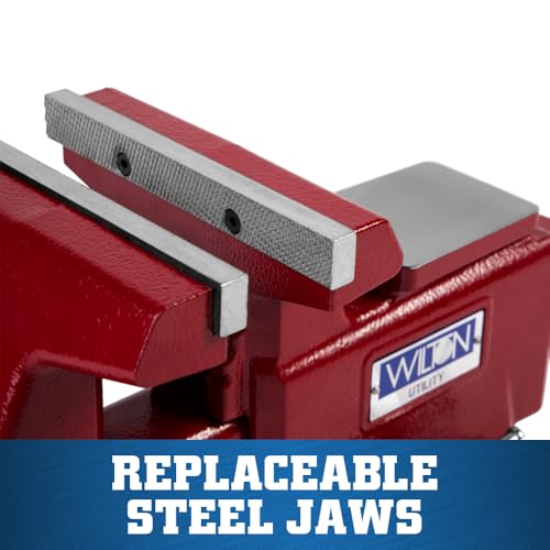 Image of Wilton Utility Bench Vise, 6-1 /2 inch Jaw Width, 6 inch Jaw Opening, 4 inch Throat (Model 676U)