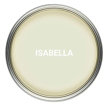 Vintro Paint | Satin Furniture Paint | Pale Yellow | Wood | Trim | Metal | Eggshell Finish | 1 Litre (Isabella)