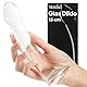 Sinful Glasdildo 16 cm - Curvy Anal Dildo Glas - Transparenter G Punkt und Prostata Penis Glas Dildo für Frauen, Männer & Paare - Anfänger Sexspielzeug Dildo aus Bruchsicherem Borosilikatglas