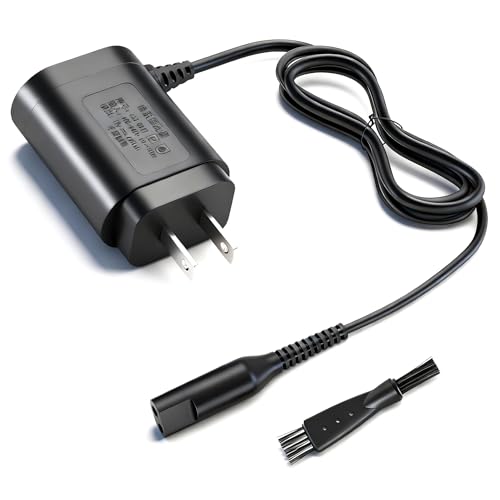 SEEHOM 12V Charger Compatible with Braun Shaver S3 S6 S7 S8 S5 S9 S1 Series 1 3 5 6 7 8 9 340 3040s 390cc 720 790cc Wall Power Adapter Charging Cord for Electric Razor Trimmer