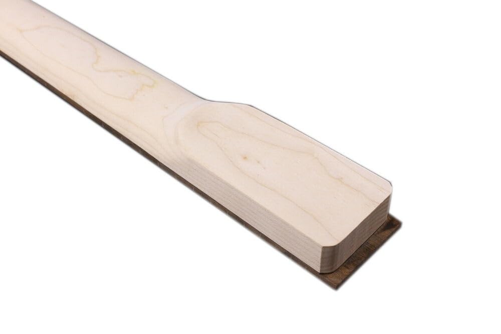 Manico largo for chitarra 24 tasti 24,75 pollici Paddle Head Acero Palissandro Manico a 12 corde D2