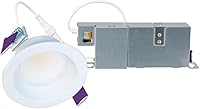 Vista 11 de HALO LCR - Lámpara LED sin lata retrocedida de 4 pulgadas, 14 W, 6 CCT seleccionables, regulable, 1300 lúmenes, blanco mate