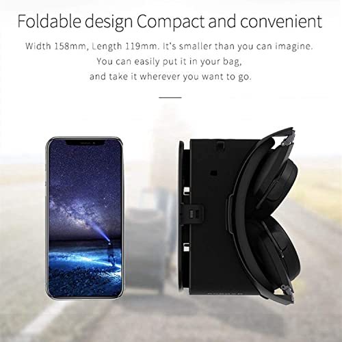 3D Virtual Reality Headset, 3D Vr Goggle W/ Remote For Imax Movie Video Game, Vr Set W/ Bluetooth Headphone[Newest] For Ios Iphone 13 12 11 Pro Xs Xr X, Android Samsung Galaxy S10 S9 S8 S7 Edge, White #TOP1