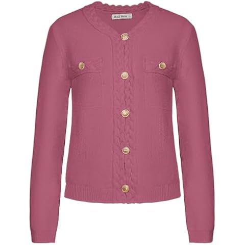 Cardigan Élégant GRACE KARIN XL Rose Cover