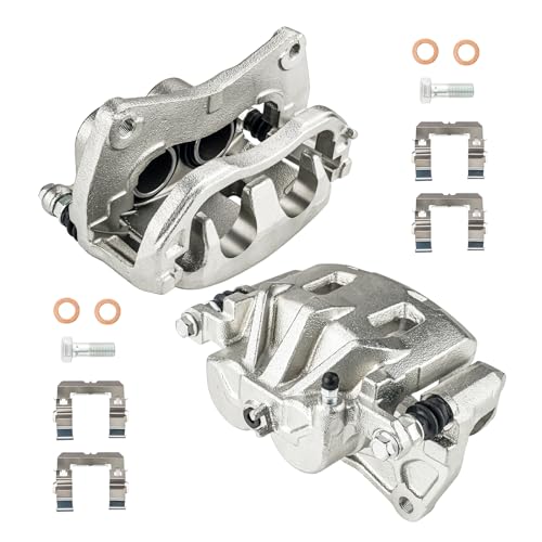 Image of PHILTOP Front Brake Caliper Compatible with 2010-2019 Outback, 2015-2021 WRX, 2014-2018 Forester, 2005-2019 Legacy, 2008-2014 Tribeca, 2006-2007 B9 Tribeca, 19-B3348, 19-B3349