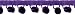 Wrights 1-1/8-Inch Wide Ball Fringe, 12-Yard, Purple