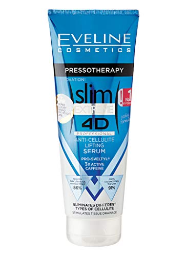 Eveline Cosmetics Slim Extreme 4D Pressotherapy with 3x Active Caffeine, 8.45 Fluid Ounce