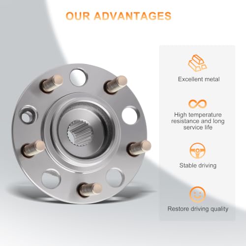 512333 5 Lugs Rear Wheel Bearing and Hub Assembly for Jeep for Dodge by ASAPE - Used condition - Image 6
