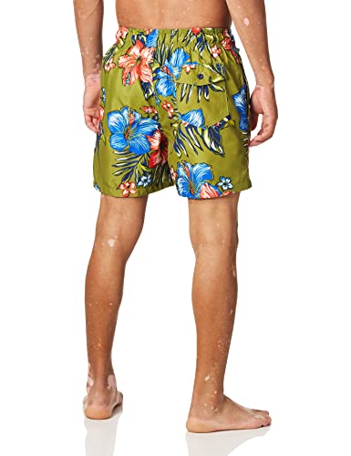 Image of Kanu Surf Men's Big Viper Extended Size Stripe Swim Trunk