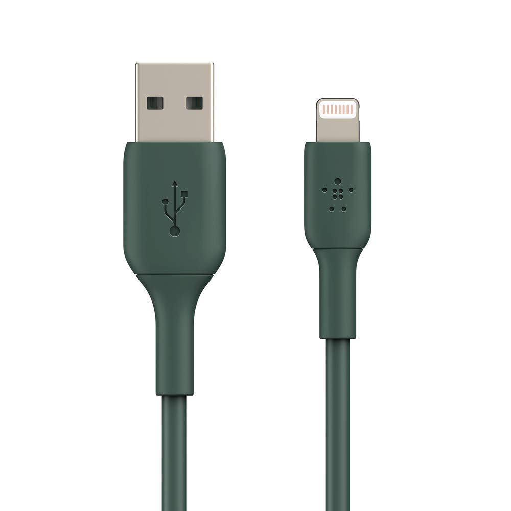 See full amazon price history chart for Belkin Apple Certified PVC Lightning to USB-A Charge and Sync Type A Cable, Tough and Durable, For iPhone, iPad, Air Pods, 3.3 Feet (1 Meter) - Midnight Green Belkin Apple Certified PVC Lightning to USB-A Charge and Sync Type A Cable, Tough and Durable, For iPhone, iPad, Air Pods, 3.3 Feet (1 Meter) - Midnight Green (B084BKVM26) Amazon Price History, Amazon Price Tracker