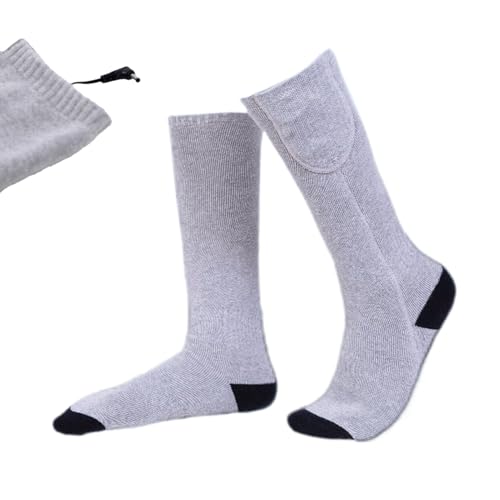 Chaussettes chauffantes haut de gamme en tricot thermique anti-dérapant