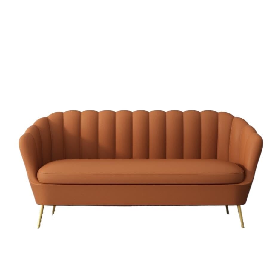 Petit canapé confortable pour chambre à coucher, salon et magasin de vêtements, idéal pour les sièges doubles ou trois personnes