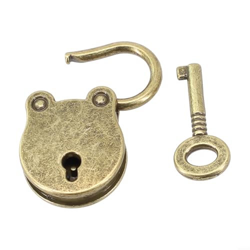 Cadenas esthétique en forme d'ours avec finition bronze antique, idéal pour les sacs et les projets d'artisanat avec – vue 7