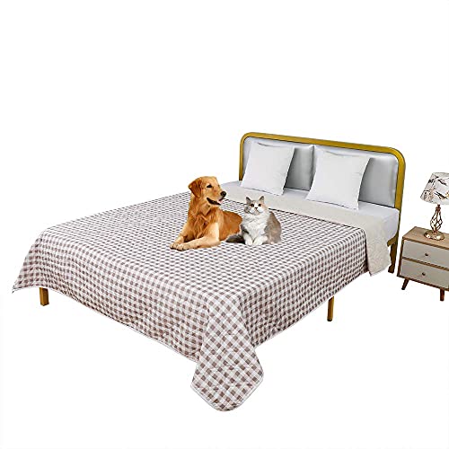 TTLUCKY Waterproof Pet Blanket for Bed Couch Sofa,Also Used As Dog Mat,Dog Bed Cover,Picnic Blanket - Image 2