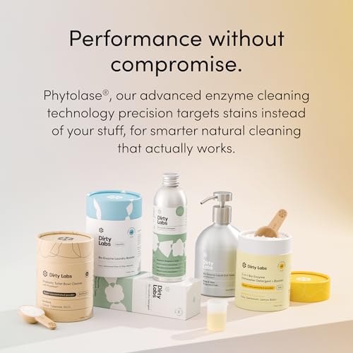 Dirty Labs | Dishwasher Detergent and Booster | Aestival Scent | 48 Loads (1 lb) | Ultra Clean, Spot Free, Quick Wash Optimized | Hyper Concentrated