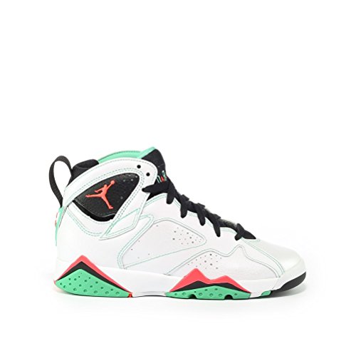 Jordan Nike Girl's Air 7 Retro 30th GG White/Red 705417-138 (Size: 4Y)