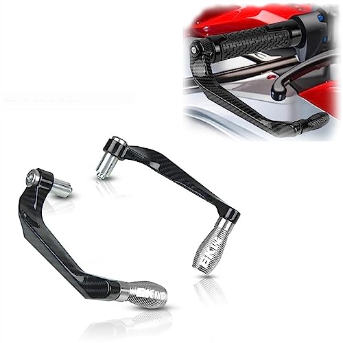 Protège-mains de moto en aluminium argent Suzuki B-King design aérodynamique