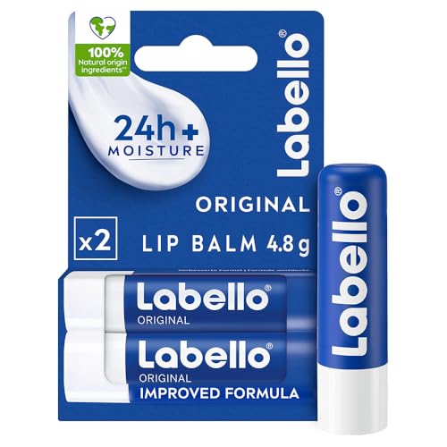 Labello Classic Care Lip Balm, 2 x 4,8 g