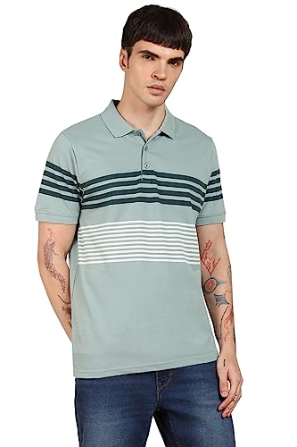 Image of Dennis Lingo Men Cotton Slim Fit Polo Half Sleeve T-Shirt