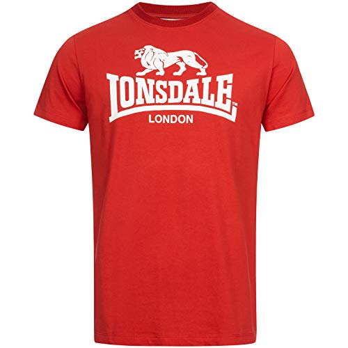 Lonsdale Herren St. første T Shirt, Rot, M EU