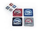 🚌 Aus leicht zu REINIGENDEM KORK mit MDF Beschichtung. Zeigen Sie Ihrem Besuch Ihre Begeisterung für den liebevollen Volkswagen Klassiker.