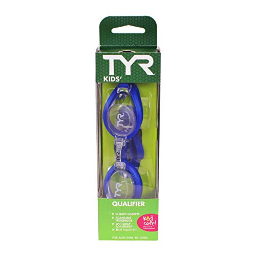 Tyr Qualifier Youth Goggle (Clear/Blue) #TOP3