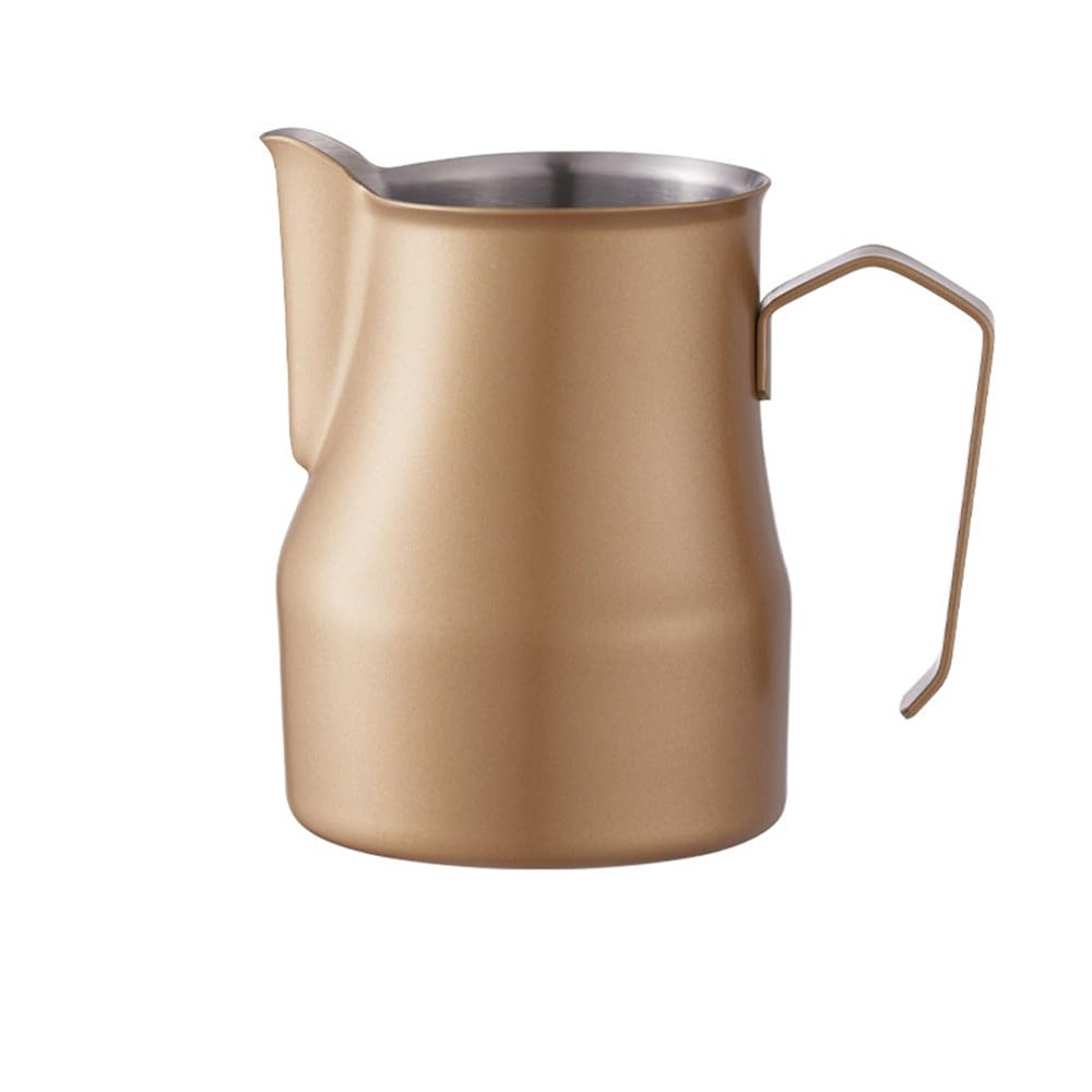 Dzbanek do spieniania mleka ze stali nierdzewnej Espresso kubek na mleko spienione kubki do kawy (kolor 3750 ml)