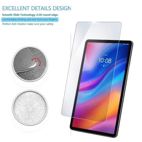 Image of Edge to Edge Screen Protector Guard for Lenovo Tab 10.1 inch 2025 Tempered Glass for Lenovo Tab 10.1 inch Tablet TB-311FU /311XU - 1 Pack With Installation Kit