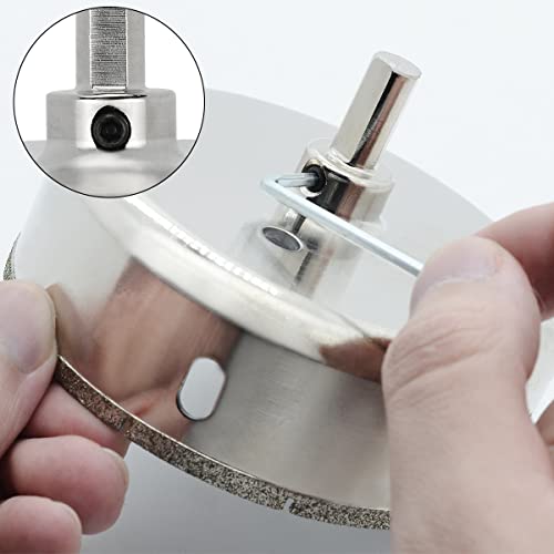 3/4" / 20Mm Diamond Hole Saw With Center Drill Bit, Jamiikury Glass Hole Saw Tile Hole Saw Glass Hole Cutter For Ceramic Glass Tile Porcelain Marble #TOP2