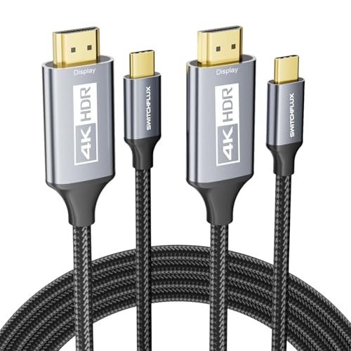 Câble USB-C vers HDMI 4K 60Hz haute fluidité pour MacBook Pro et iPhone 15