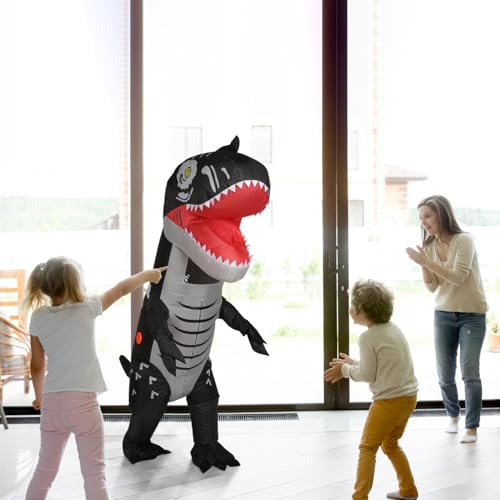 Disfraz Inflable de Dinosaurio para Niños miniatura 6