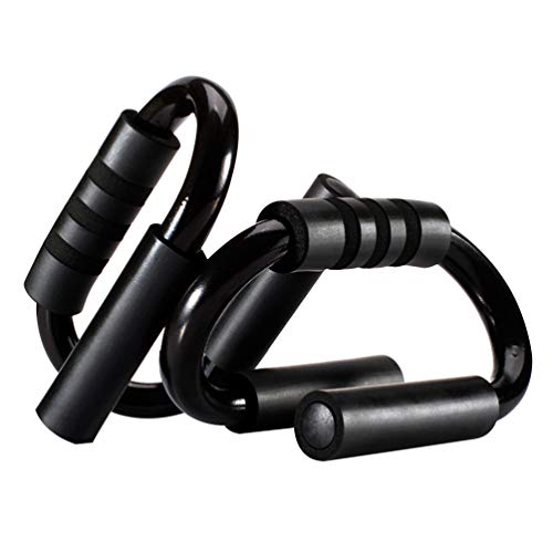 BESPORTBLE Barras push up com alça de aço para uso doméstico, equipamento de ioga, exercícios de esp