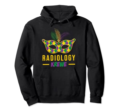 Mardi Gras Radiology Krewe - X-Ray Tech Team Felpa con Cappuccio