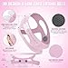 JenChrysm Chin Strap For Sleeping - Jawline Shaper with 3D Design & Graphene Material,Double Chin Reducer to Prevent Sagging & Shape Vline Face - Double Chin Eliminator - Gifts for Women