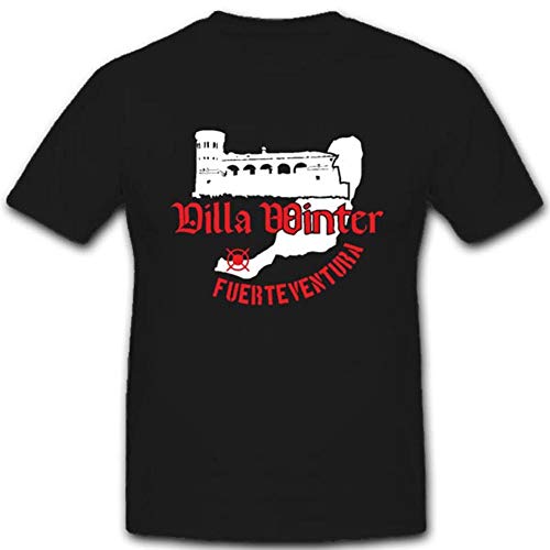 T-shirt Fuerteventura Villa 3345 noir d'hiver Jandia XXXXL