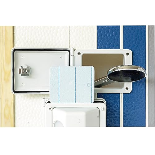 Reimo Trappe de service avec isolation hivernale 135 x 99 mm pour camping-car, caravane, compartiment de rangement
