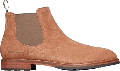 Cole Haan Cole Haan Mens Berkshire Chelsea Boot, British Tan Suede, 9.5-M US