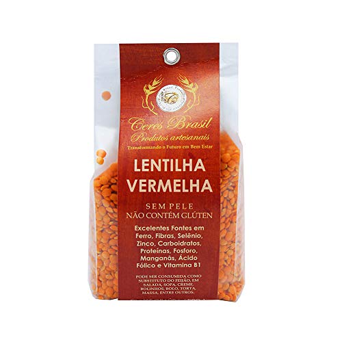 Lentilha Vermelha Sem pele e Sem Glúten Ceres 400g