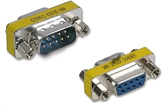 Multibao 2PCS DB9 9 Pin Male to Female Gender Changer Converter Extension Adapter RS232 PC