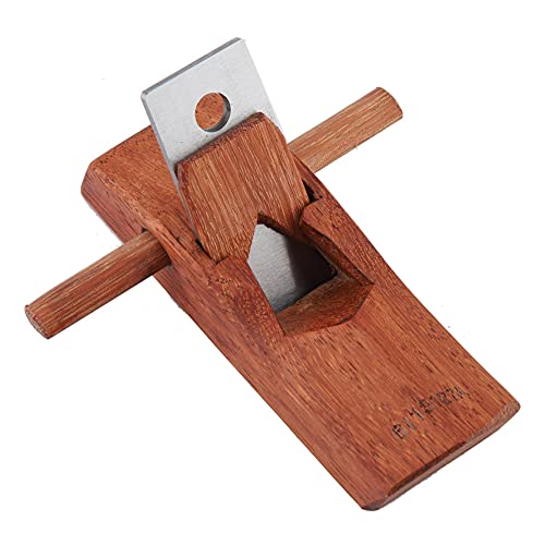 Rabot à Main, Rabot à Bois Raboteuse Outil de Travail du Bois Rabots Blocs avec Conception à Pointe en Laiton et Rabot en Acier Inoxydable(127mm)
