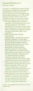 Hardcover Industrial relations law Book