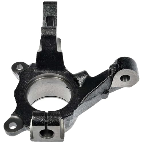 Image of Detroit Axle - Front Right Steering Knuckle for 2007-2017 Dodge Caliber Patriot Compass, Passenger Side Steering Knuckle Assembly 2008 2009 2010 2011 2012 2013 2014 2015 2016 Replacement