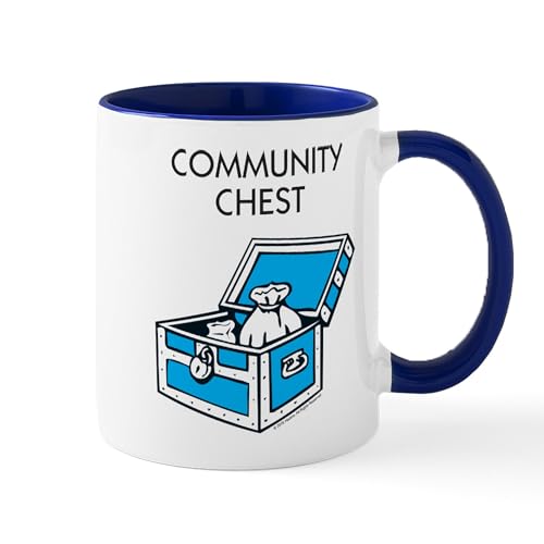 CafePress Monopoly Community Chest 11 oz (325 ml) Ceramic Coffee Mug