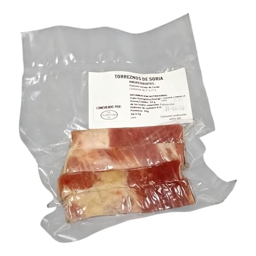 Torreznos de Soria 200g Aprox | Panceta de Cerdo Curada | Snack Tradicional Crujiente | Sabor Auténtico Español | Ideal Aperitivos y Tapas