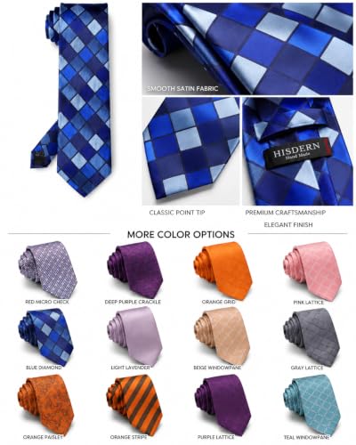 Image of WeiShang Neckties for Men, Classic Formal Tie