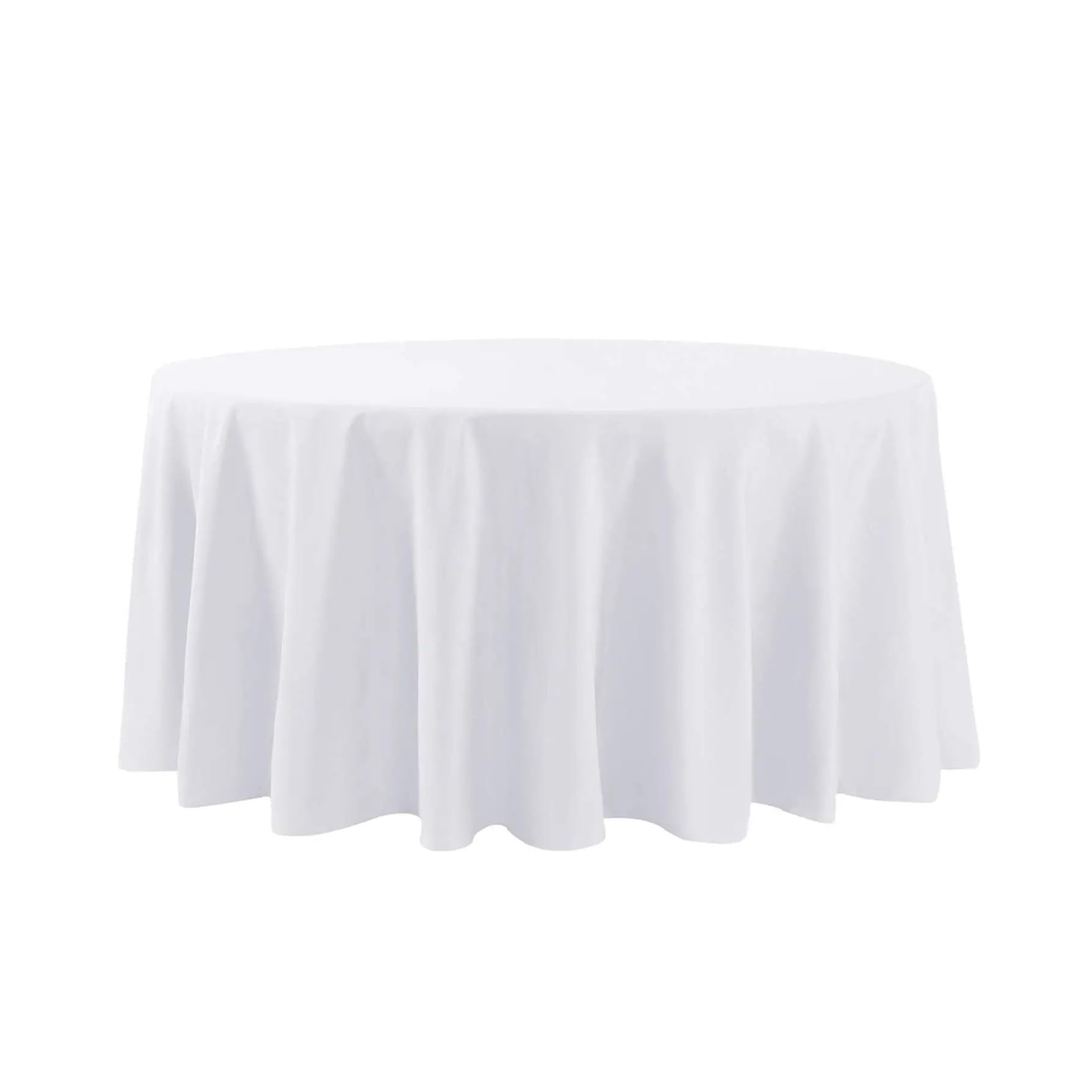 MDSIOKHJ Satin Table Cloth 60/90/120" Round Washable Polyester Tablecloth