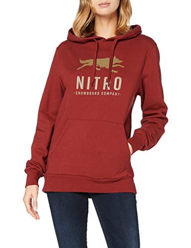 Nitro Damen WMNS Lobo Hoodie Sweatshirt, Merlot, S